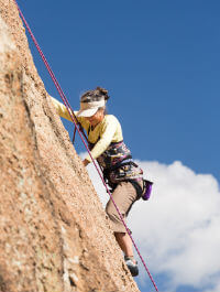 Rock climbing in Colorado Springs