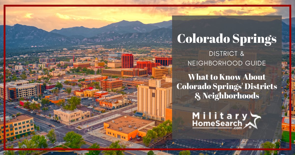 Neighborhoods and Districts in Colorado Springs